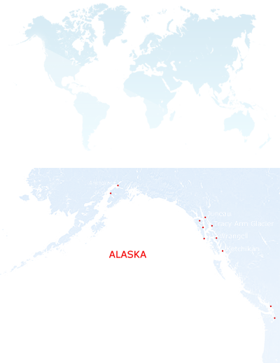 Mapa alasca